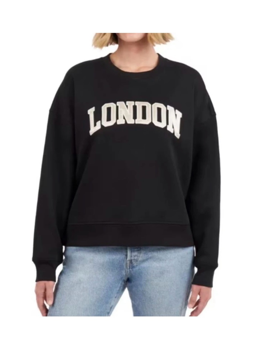 NWT ELLE Sport LONDON Cities Crewneck Sweatshirt XL